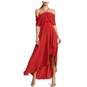 Yigal Azrouel NWT Size 4 Small red silk dress